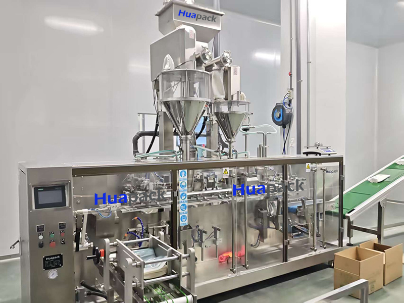 Powder Premade Zipper Pouch Packing Machine Installed and Commissioned On Site